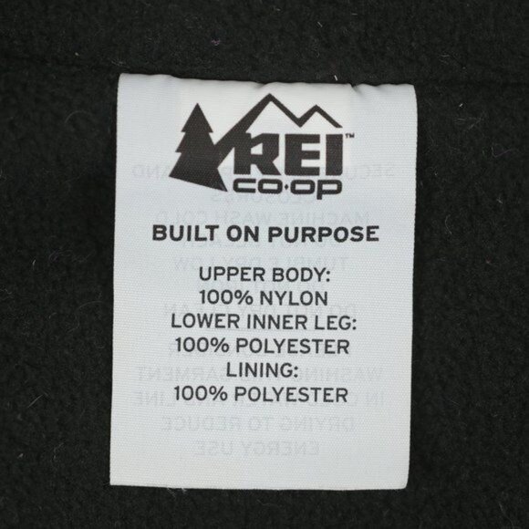 REI Girls Medium Purple Adjustable Fleece Lined Insulated Winter Snow Pants - Picture 13 of 14